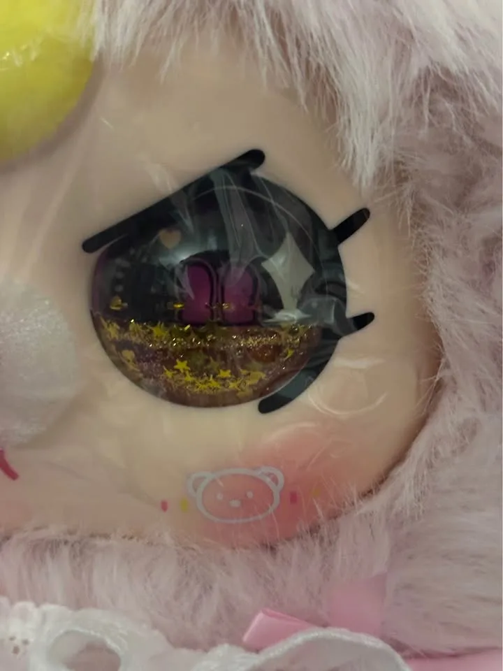 Baby Three 800% AI pink bunny with RARE crying eyes image indicator(3)