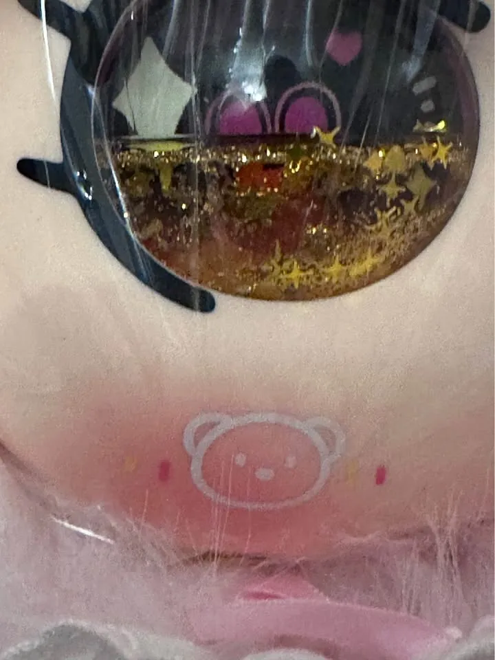 Baby Three 800% AI pink bunny with RARE crying eyes image indicator(4)