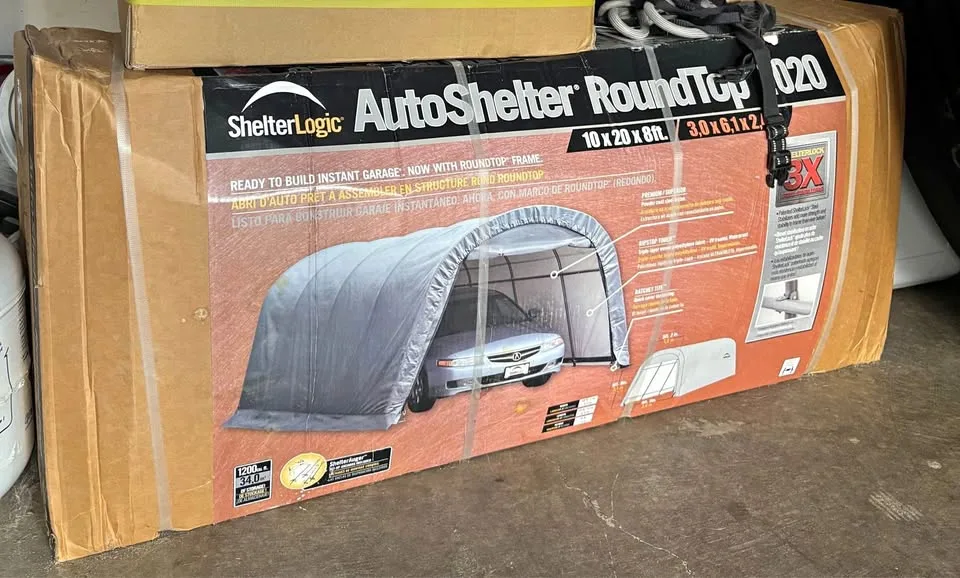 ShelterLogic Auto Shelter Round Top - Brand-new in Orginal Packa