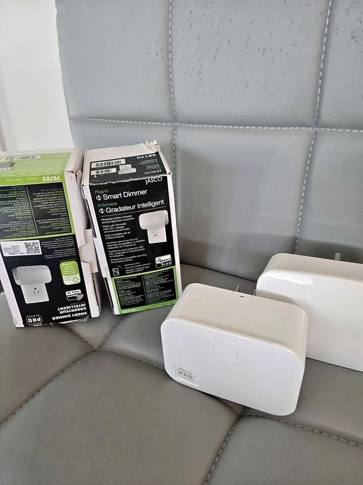 2 Jasco Z-Wave Plus Plug-in Smart Dimmer – Brand new - Never Use thumbnail