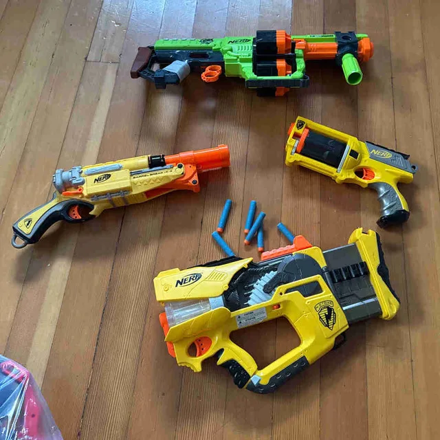 Old Nerf Guns - $70