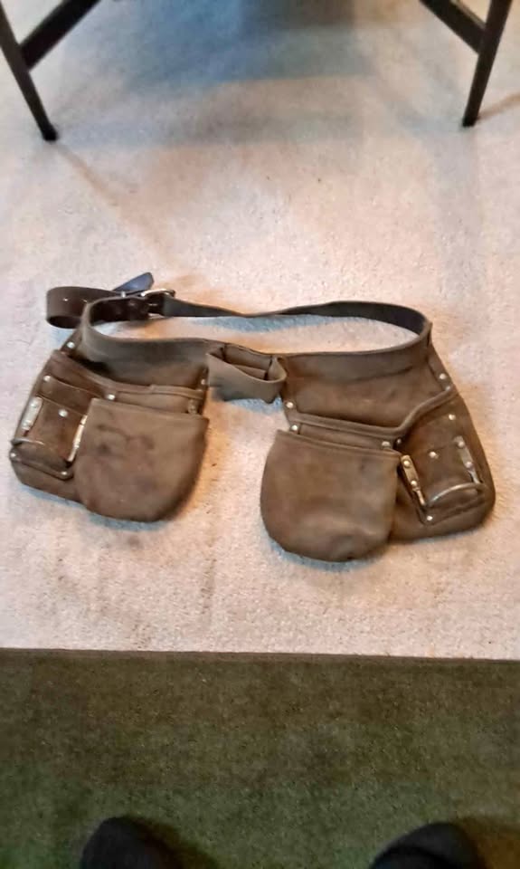 Leather tool belts-. . Located near londonderry mall