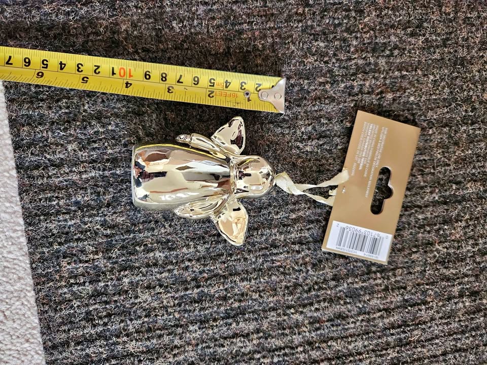 Gold christmas angel ornament located near londonderry mall