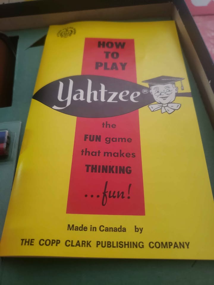 1956 Yahtzee Game - Great Condition! - photo 5