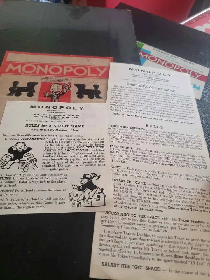 1961 Monopoly Game with Extra Board image indicator(6)