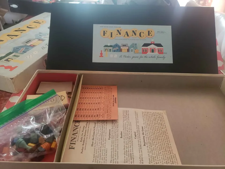 1958 Finance Board Game by Parker Brothers image indicator(3)