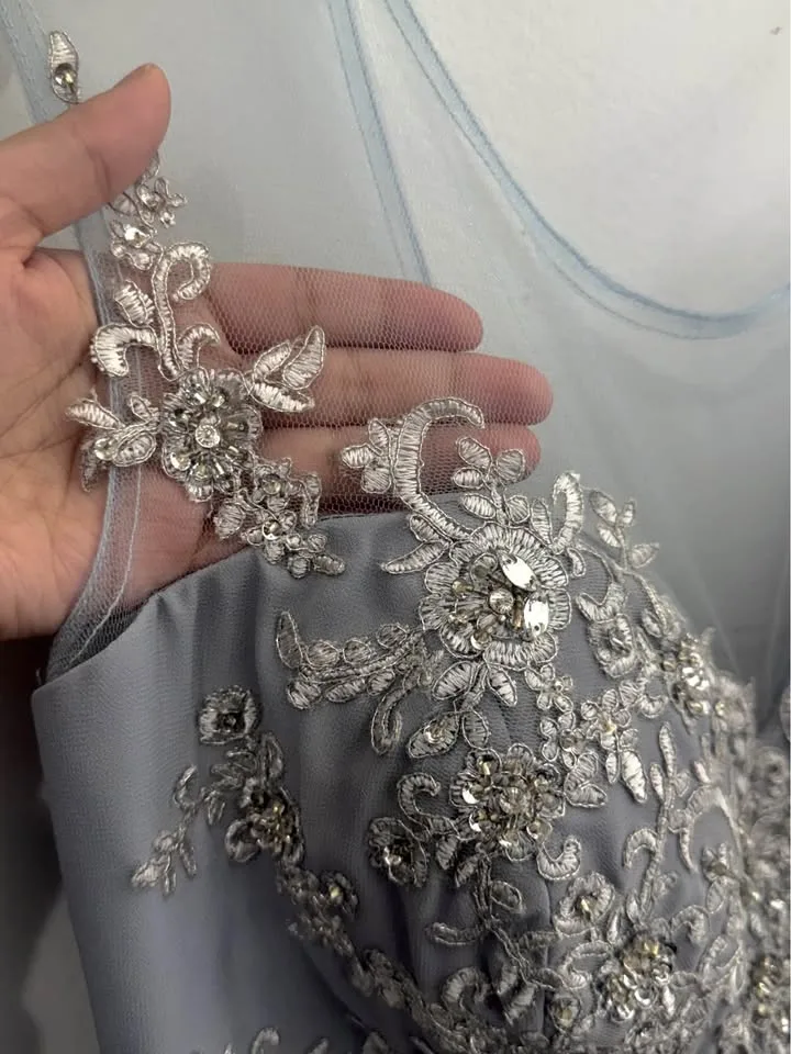 Gray Formal Gown Dress image indicator(3)