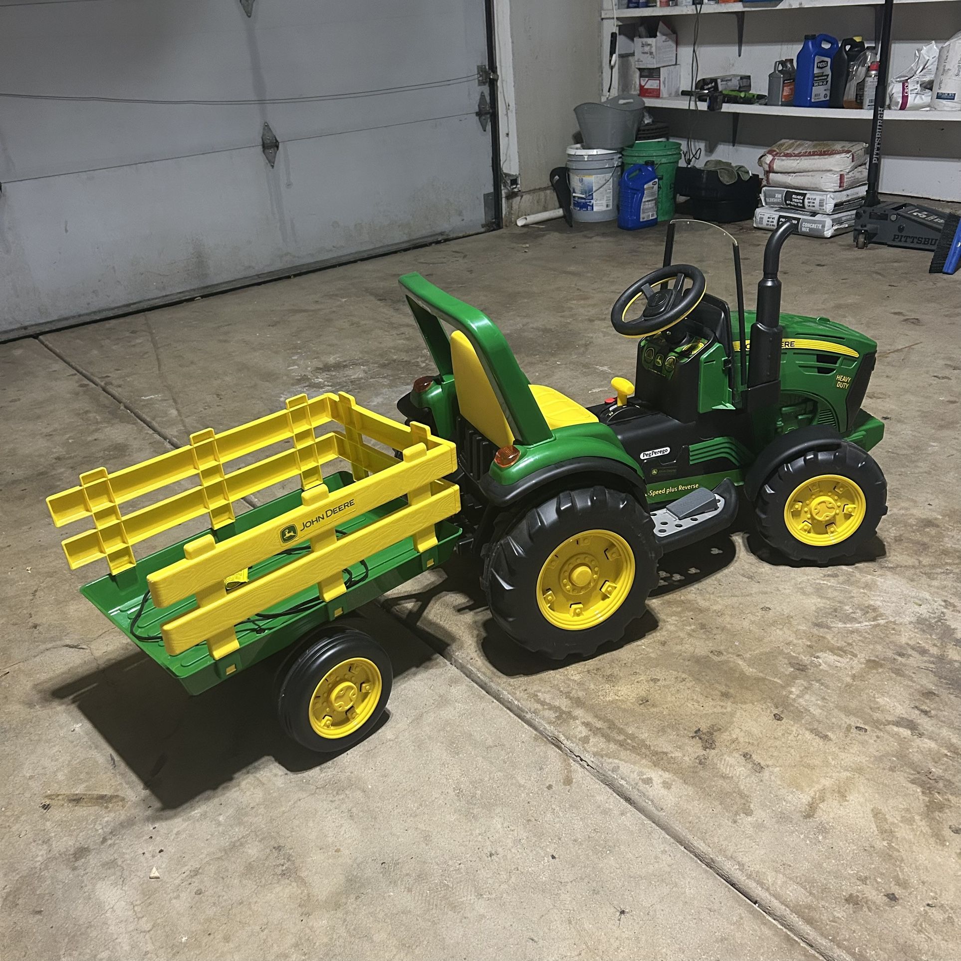 Peg Perego John Deere Tractor Ride On - photo 4