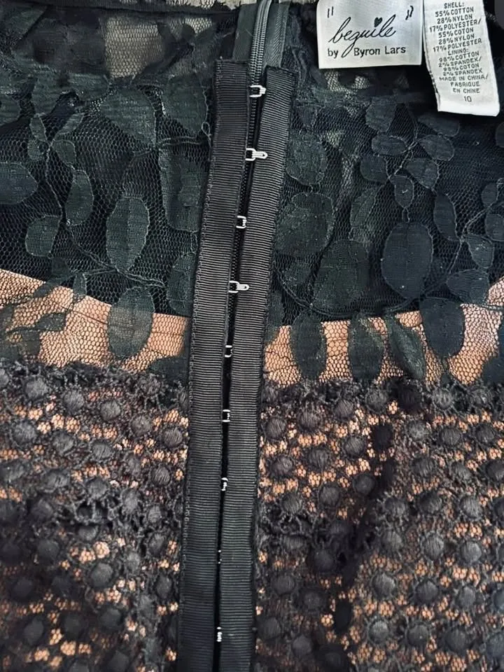 Anthropologie Carissima Sheath by Byron Lars - size 8 image indicator(4)