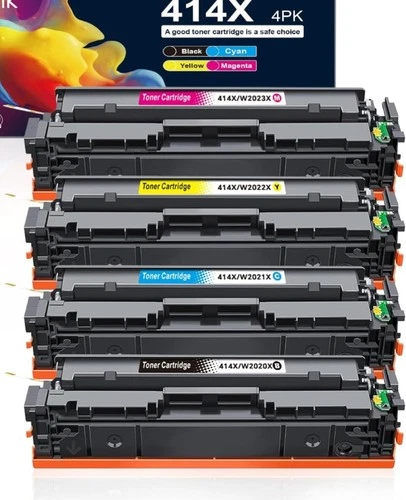 High Yield Toner 4Pack - For HP W2020X W2021X W2022X W2023X