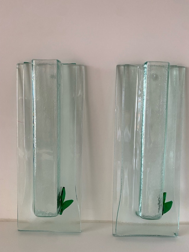 Glass Wall Hanging Vase – Modern Minimalist Design - photo 2