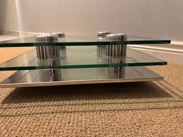 Modern Glass & Chrome Ceiling Light Fixture - photo 2