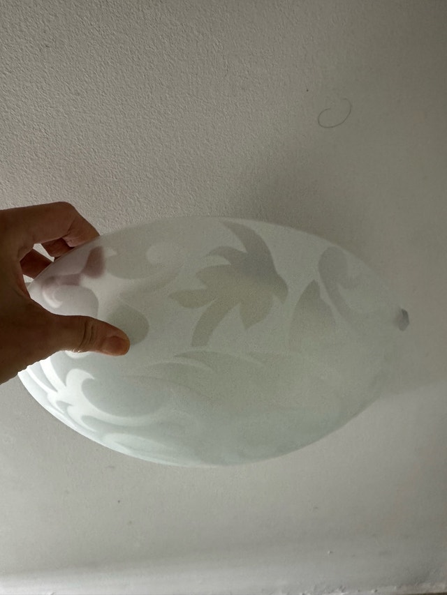 French Vintage Ceiling Light – Elegant Porcelain Shade - photo 5
