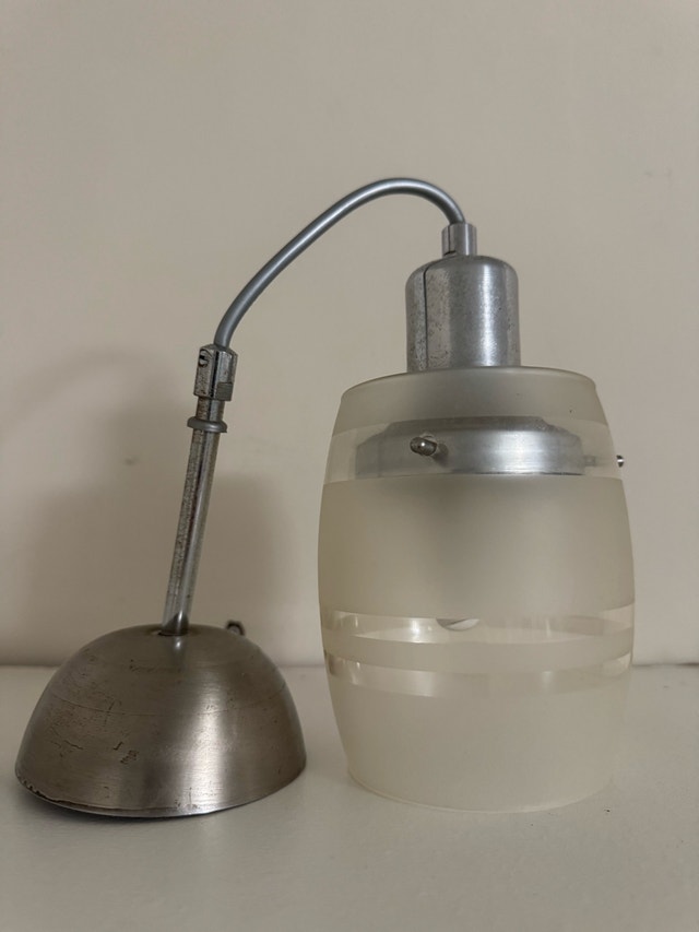 Modern 1-Light Chrome LED Pendant - photo 2