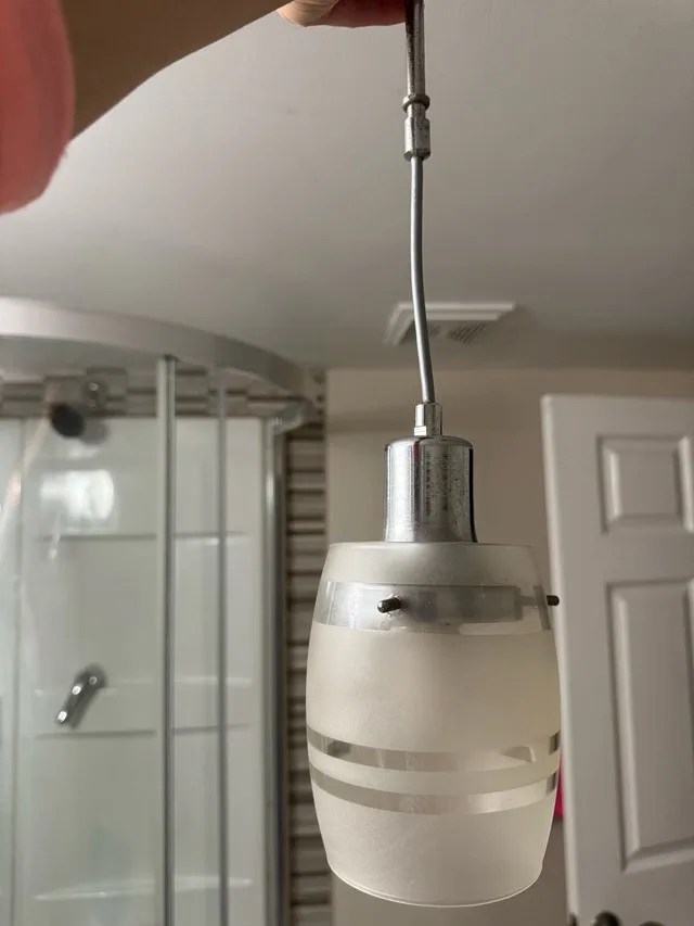 Modern 1-Light Chrome LED Pendant image indicator(3)