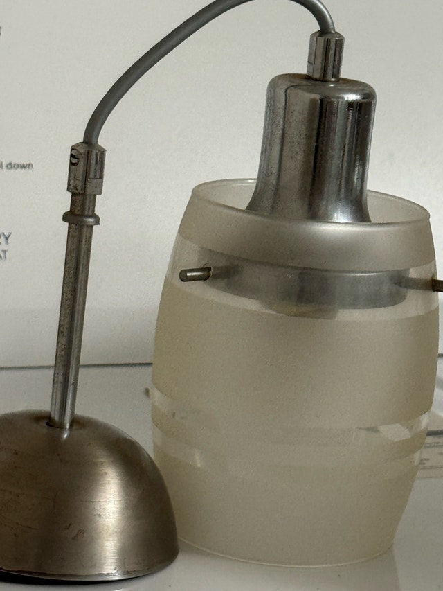 Modern 1-Light Chrome LED Pendant - photo 5