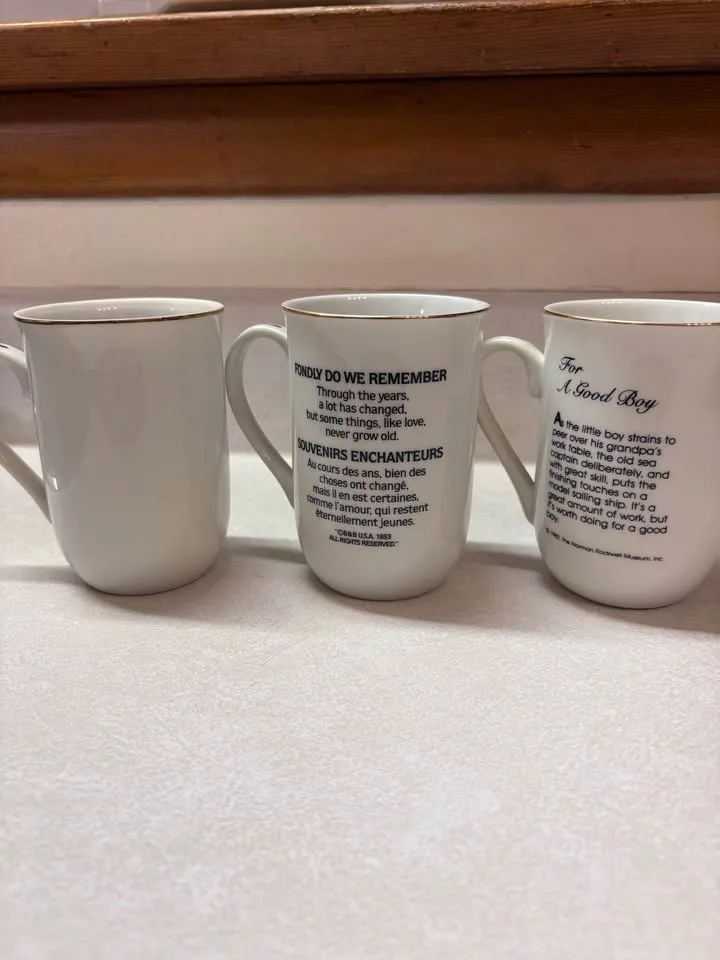 Norman Rockwell Collector Mugs – Set of 10 (Never Used) image indicator(2)
