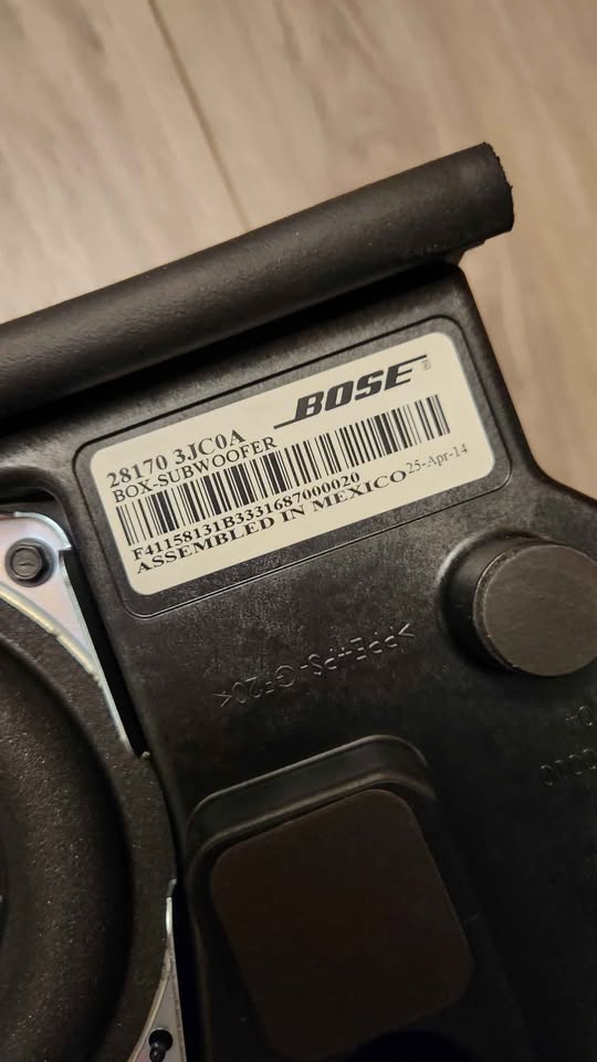 Bose Spare Tire Sub Woofer for Nissan & Infiniti - photo 3