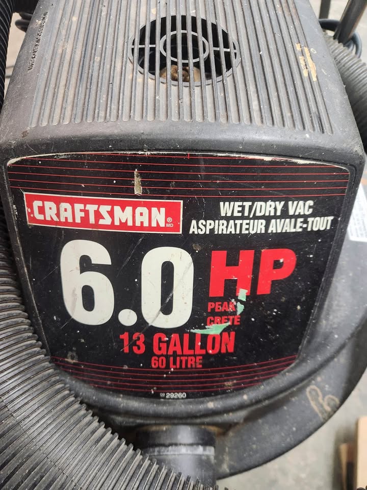 High capacity shop vacuum wet/dry, 60 L - photo 3