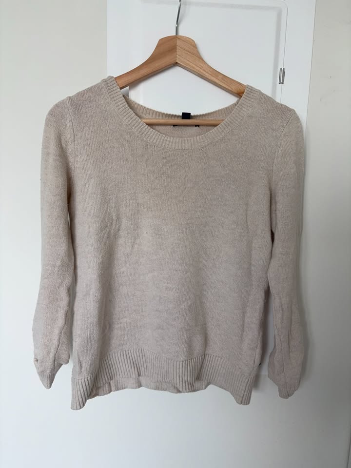 Fitted Long Sleeve - Beige - photo 2