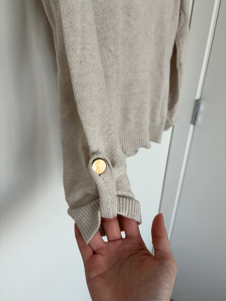 Fitted Long Sleeve - Beige - photo 3