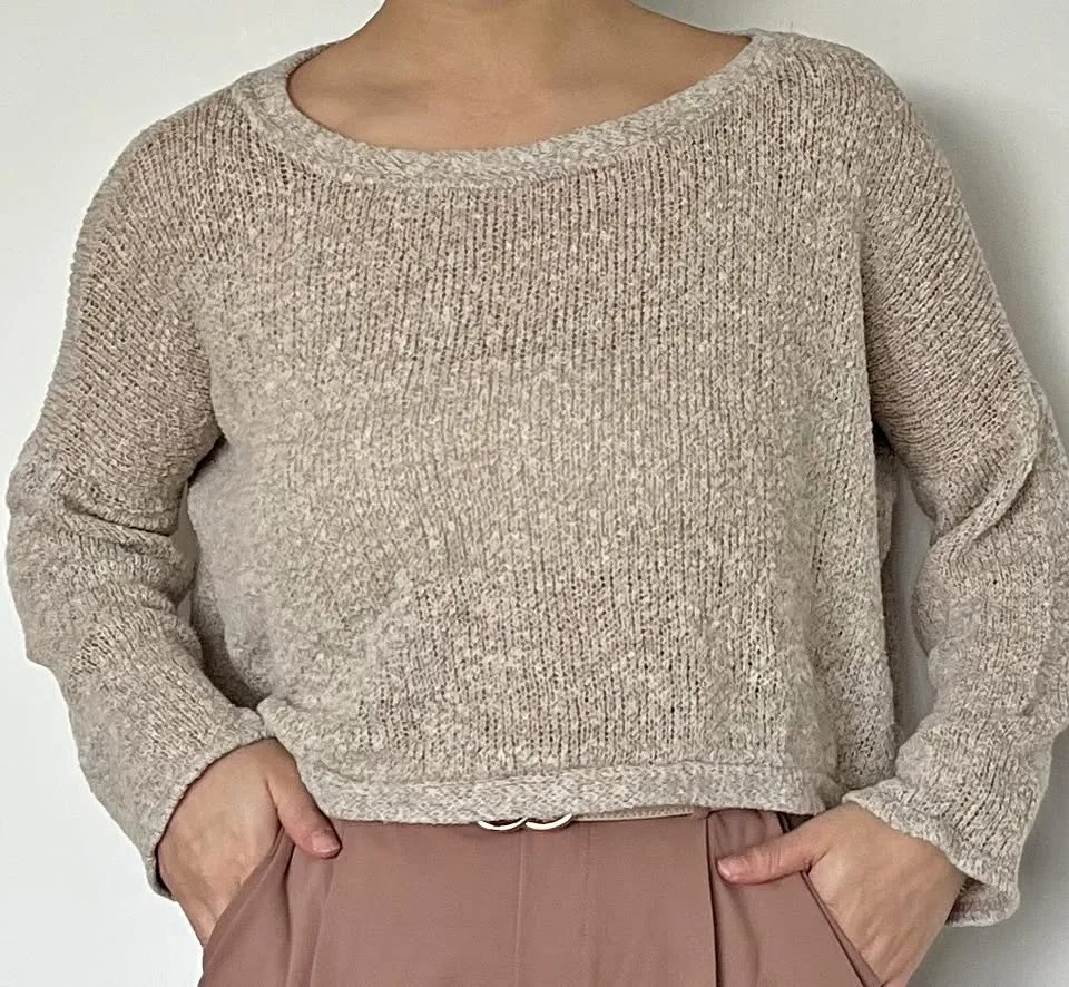 Knit Long Sleeve - Beige thumbnail