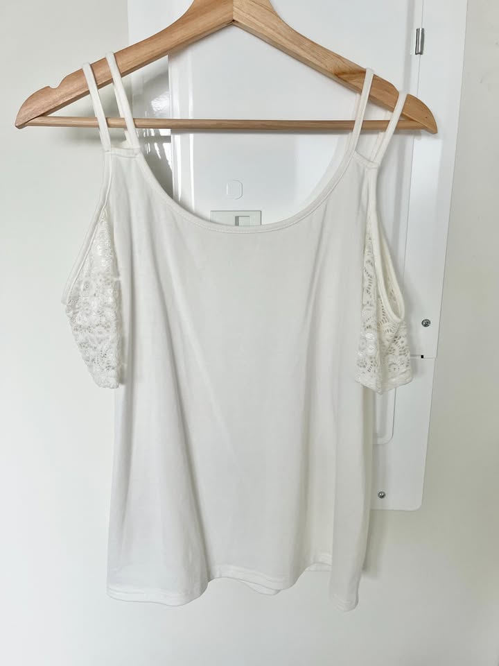 Off the Shoulder Top - White - photo 2