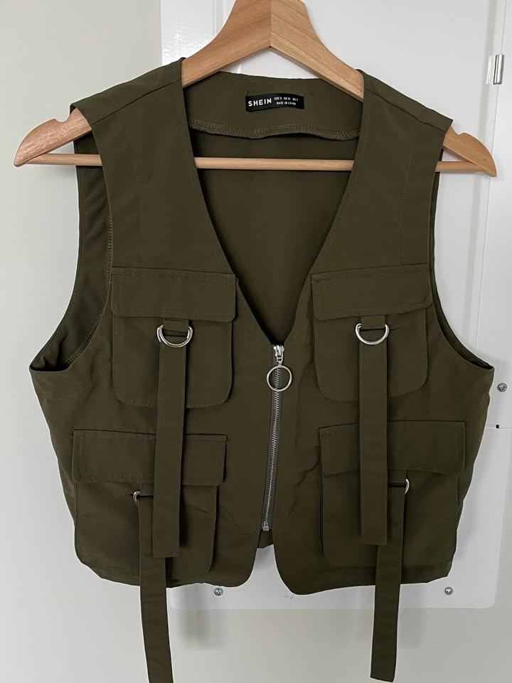 Spring Vest - Olive Green - photo 2