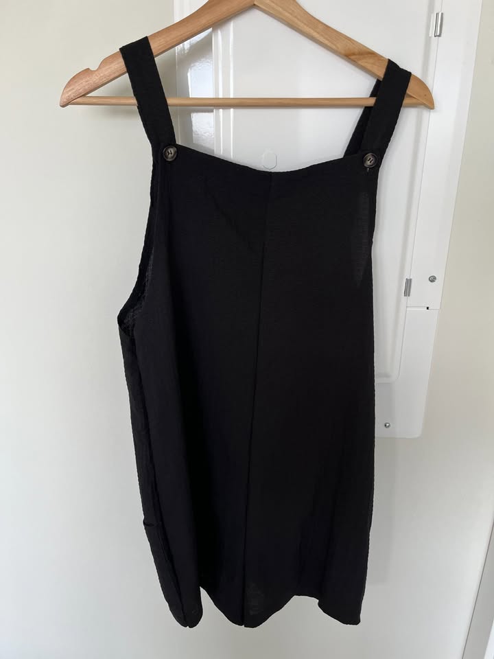 Short Overalls - Black - photo 3