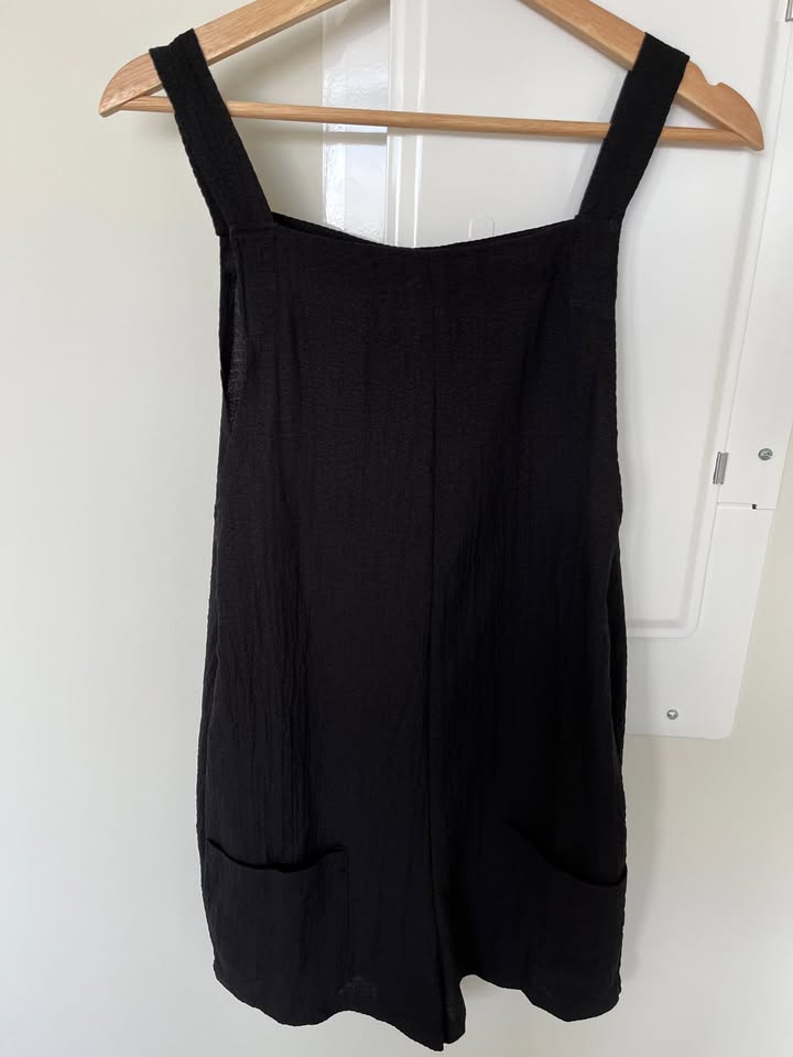 Short Overalls - Black - photo 4