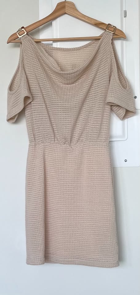 Cocktail Knit Dress - Beige - photo 2