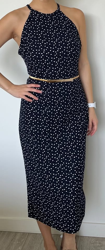 Casual Dress - Navy Blue