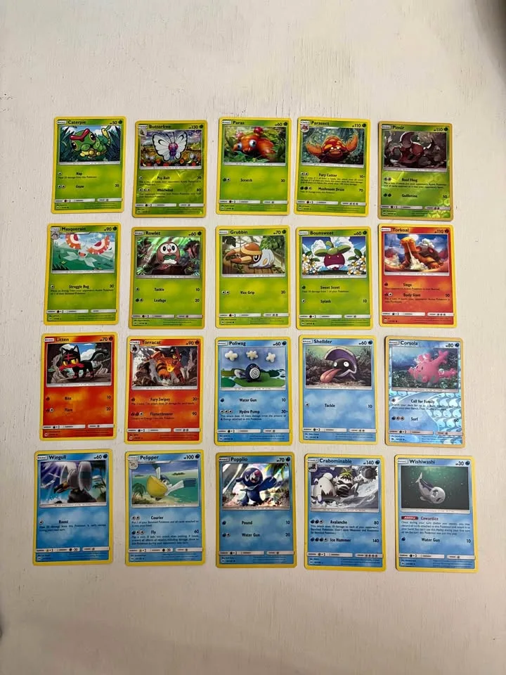 Pokémon Trading Cards Sun & Moon 59/149 cards thumbnail