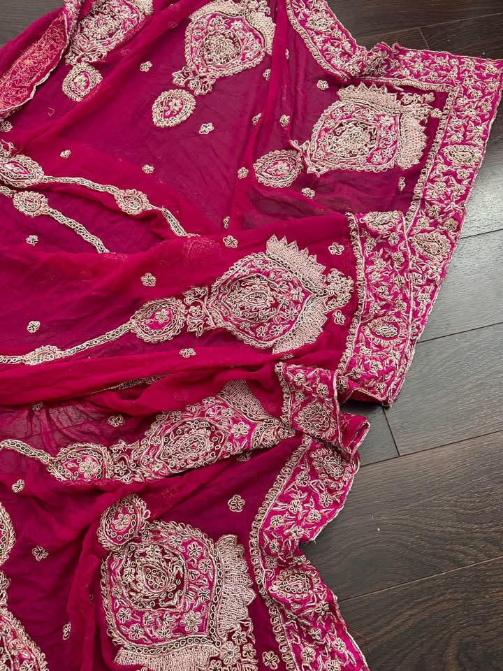 Heavy Work Bridal Dupatta - photo 2