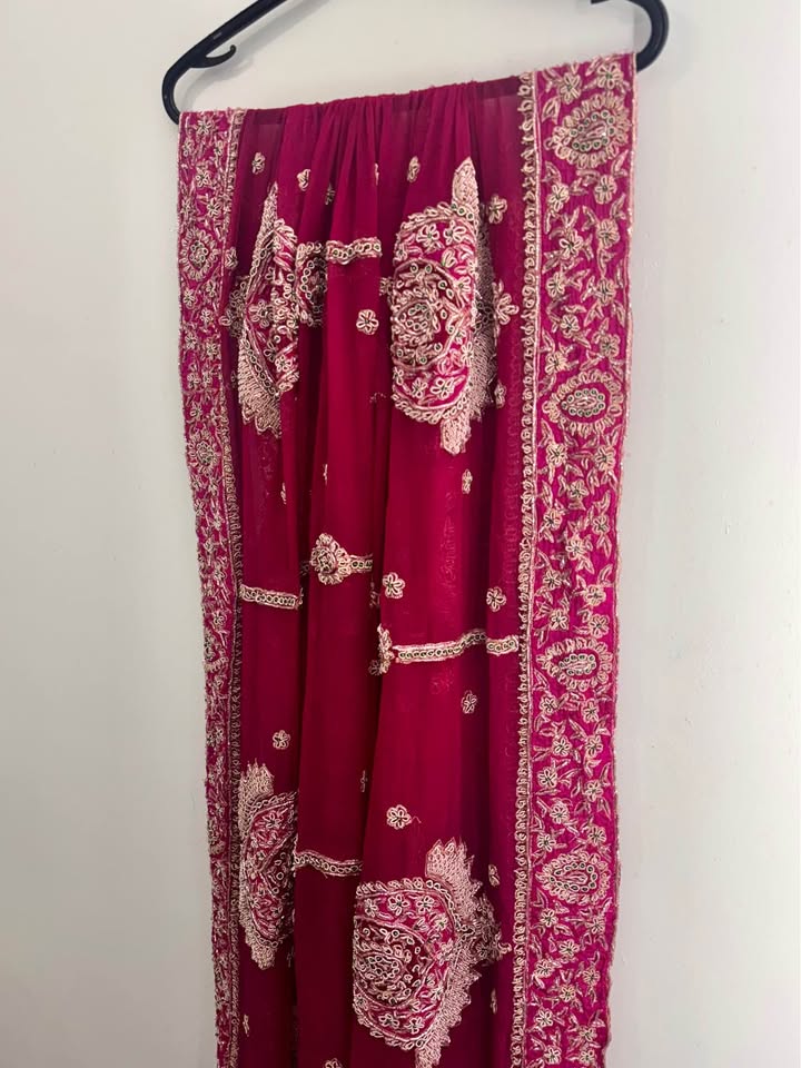 Heavy Work Bridal Dupatta - photo 4