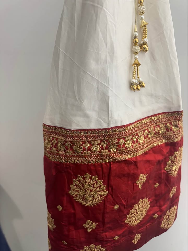 Red & White Lehenga - photo 5