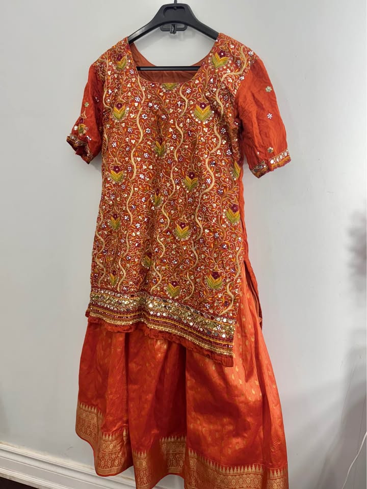 Colourful Mehendi Gharara - photo 4