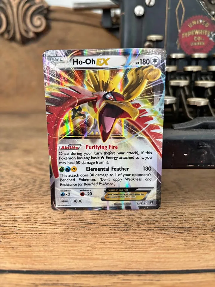 Pokémon TCG Ho-Oh-EX Breakpoint 92/122 Holo Break Point thumbnail