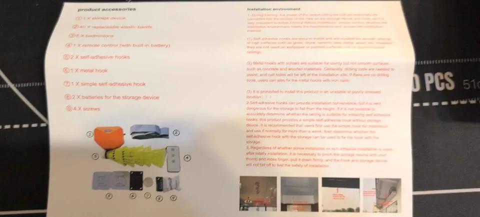 Badminton Rebound Trainer image indicator(4)