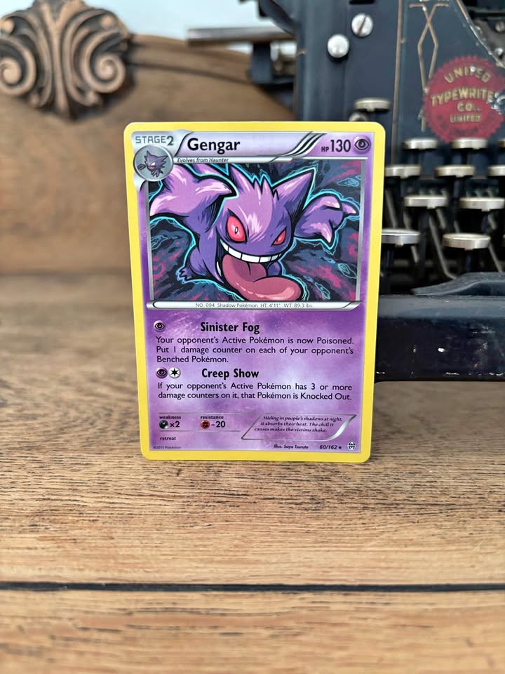 Pokémon TCG Gengar 60/162 Non-Holo Breakthrough