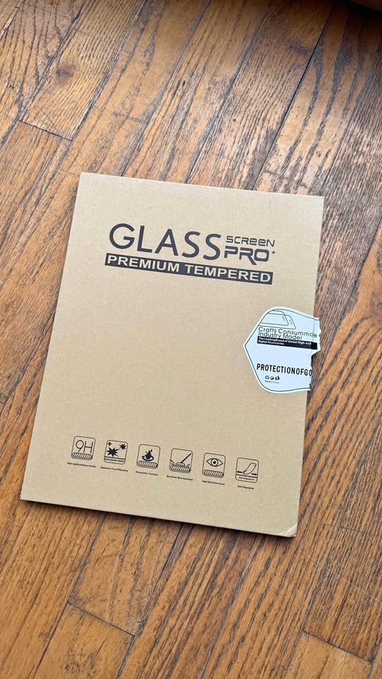 Free iPad 10.2” tempered glass 🥕