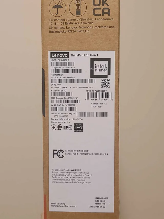 Like New 2024 Lenovo ThinkPad - 40GB RAM! image indicator(2)