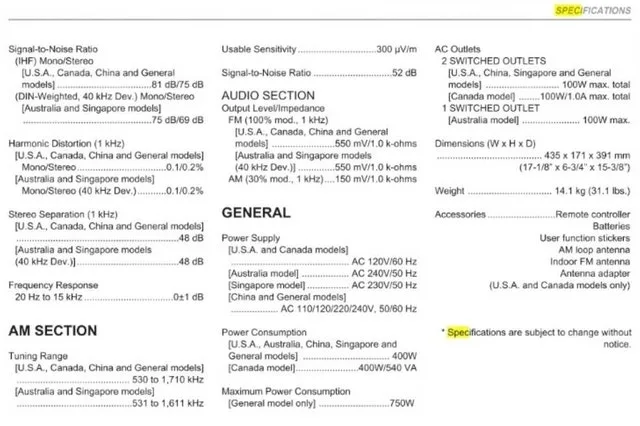 Yamaha RX-V995 image indicator(4)