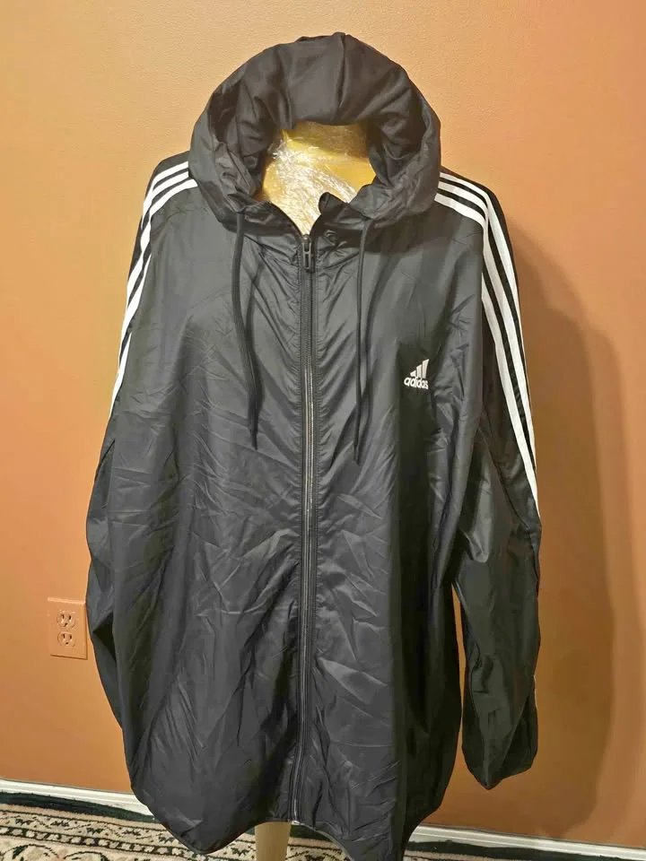 Brand New Adidas Windbreaker Jacket – Size 2XL – $40