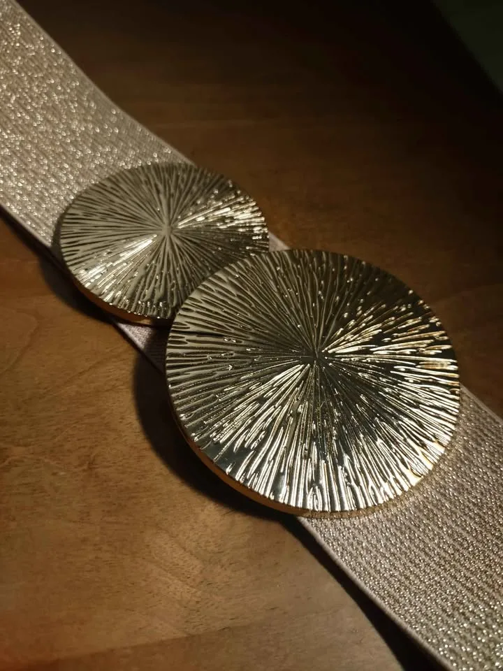 Stretch Belt with Decorative Clasp - Sizes M-L image indicator(2)