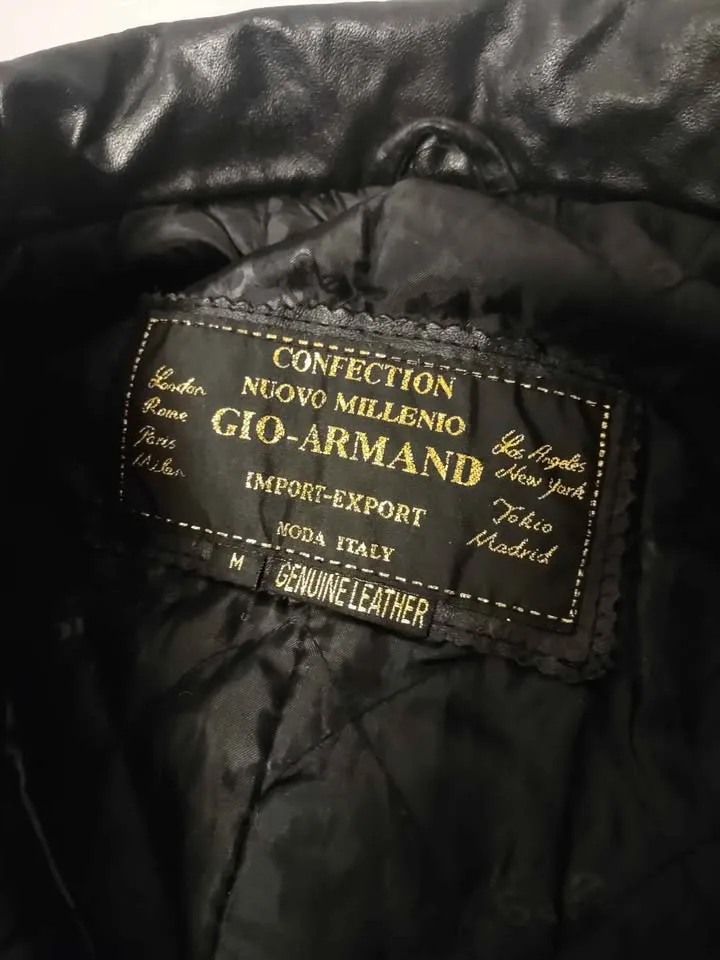 Gio-Armand Leather Jacket - Size L image indicator(4)