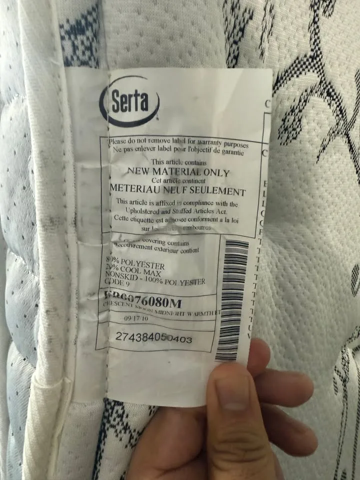 QUEEN SIZE BOX SPRING MATTRESS FRAME IN EXCELLENT CONDITION image indicator(2)