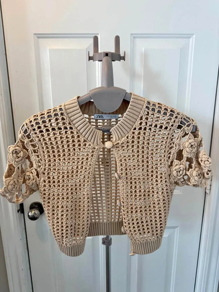 Small crotchet cardigan