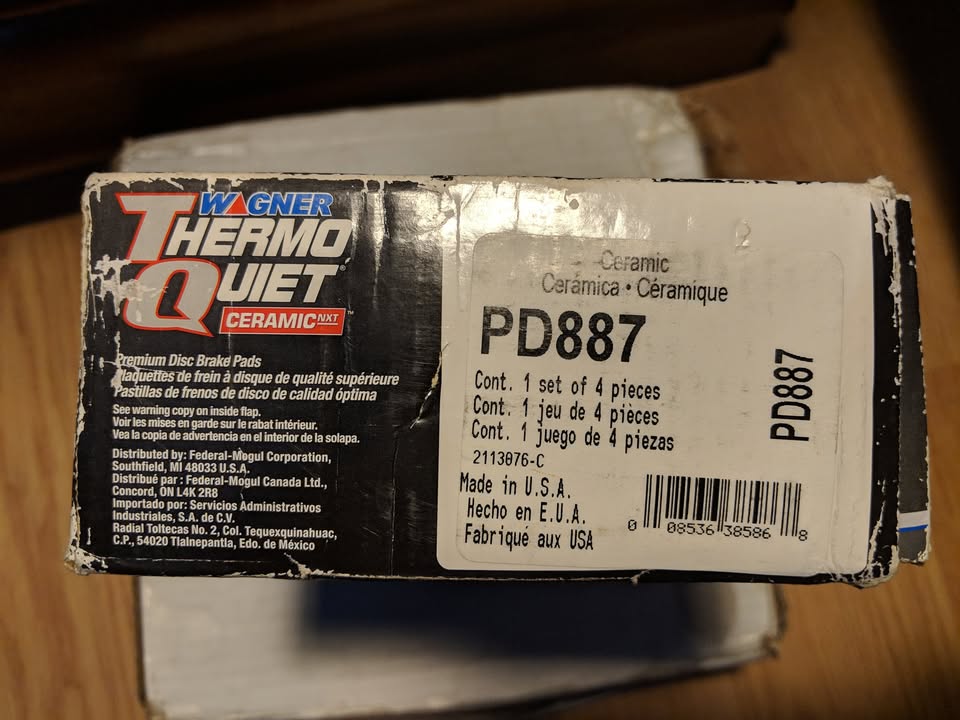 Hyundai Kia Brakes & Rotors - Wagner PD887 & BD126014 - photo 2