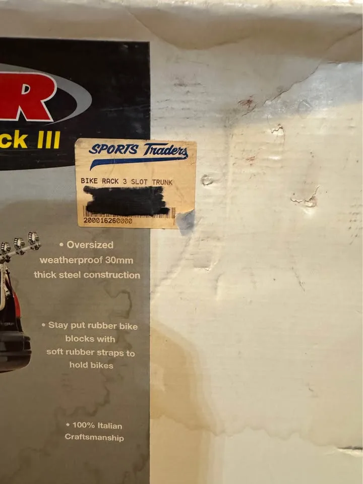 AVENIR Discovery Trunk Rack III, a car-mounted bicycle carrier image indicator(2)